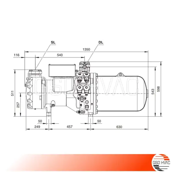CSH7591-90Y-40P Bitzer Vidalı Kompresör